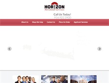 Tablet Screenshot of horizonpersonnelservices.com